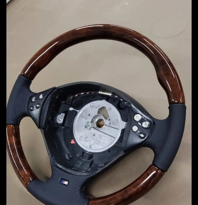 BMW M Steering Wheel Wood for Z3 E36 E39 E38 Burlwood Steering wheel