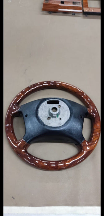 BMW E36 3 E39 5 E38 7 Series Steering Wheel Walnut Wood Light Burled Walnut Full