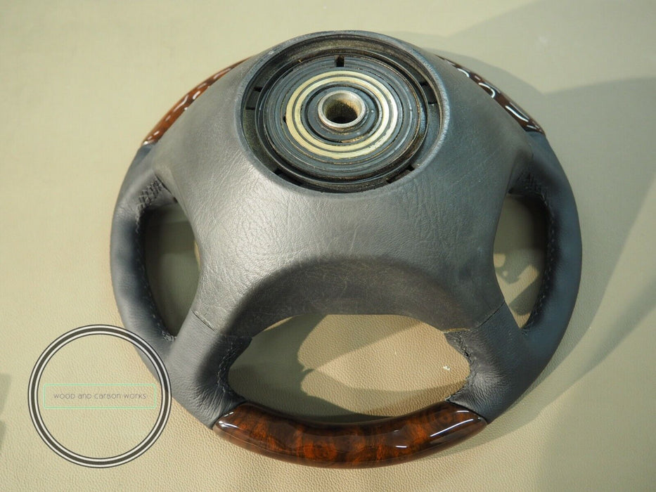 Mercedes Sportline R107 W201 W123 W124 W126 Wood Steering Burled Walnut