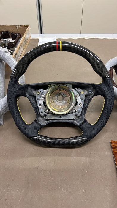 Mercedes Carbon Steering Wheel AMG look W124 W140 R129 STEERING WHEEL