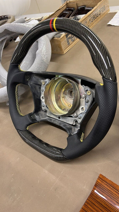 Mercedes Carbon Steering Wheel AMG look W124 W140 R129 STEERING WHEEL