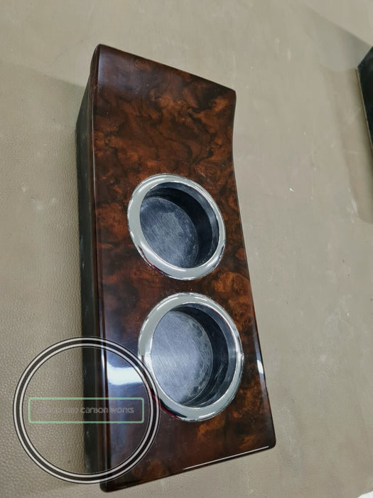 Mercedes W126 Sel Se Wood Cup Holder Burled walnut