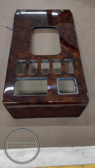 Mercedes R107 SL Center Console Shift Wood Trim Burlwood WITH BOARD COMPUTER