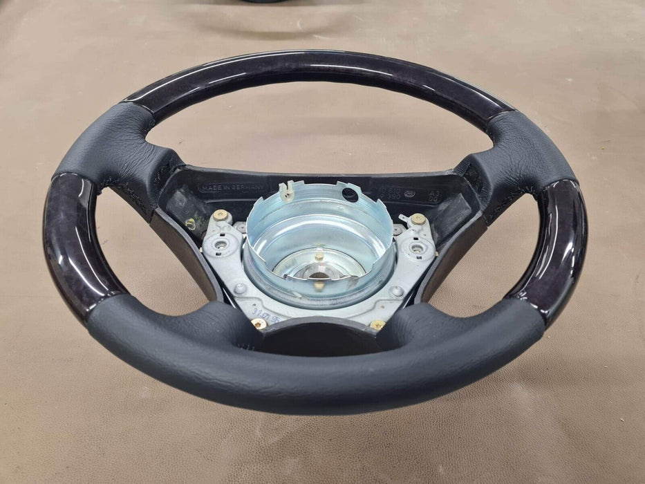 Mercedes Sportline Steering Wheel W124 W201 R129 Black Birdeye Mapple