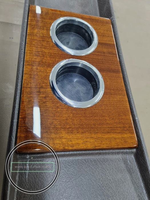 Mercedes w108 Wood cup holder for center tray Plainwood fits w109 w111 Hand