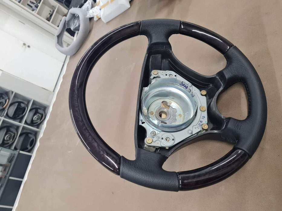 Mercedes Sportline Steering Wheel W124 W201 R129 Black Birdeye Mapple