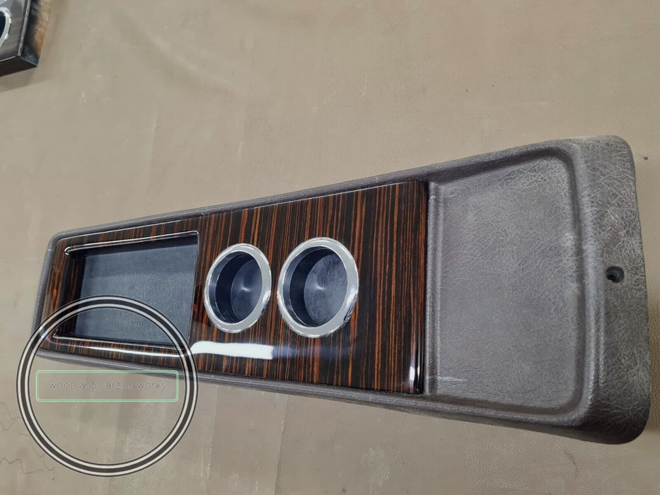 Mercedes w108 Wood cup holder for center tray Ebony Makkasar fits w109 w111 Hand