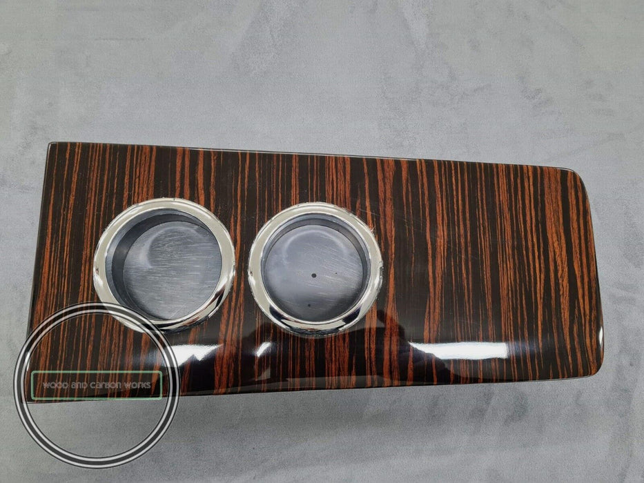 Mercedes w108 Wood cup holder for center tray Ebony Makkasar fits w109 w111 wood