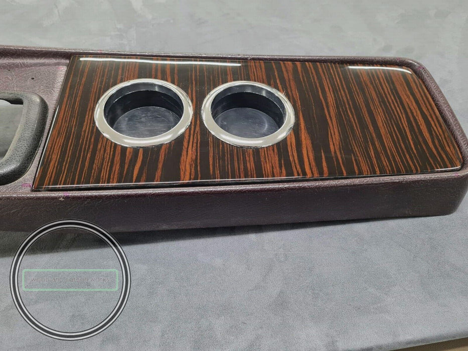 Mercedes w108 Wood cup holder for center tray Ebony Makkasar fits w109 w111 wood