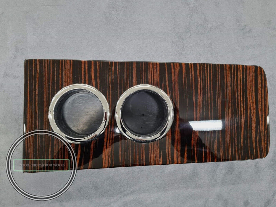 Mercedes w108 Wood cup holder for center tray Ebony Makkasar fits w109 w111 wood