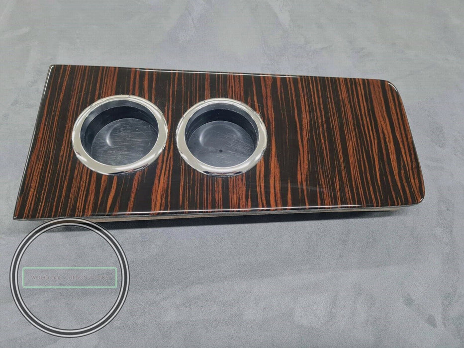 Mercedes w108 Wood cup holder for center tray Ebony Makkasar fits w109 w111 wood