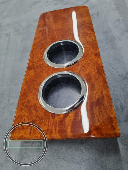 Mercedes w108 Wood cup holder for center tray light burlwood fits w109 w111 wood