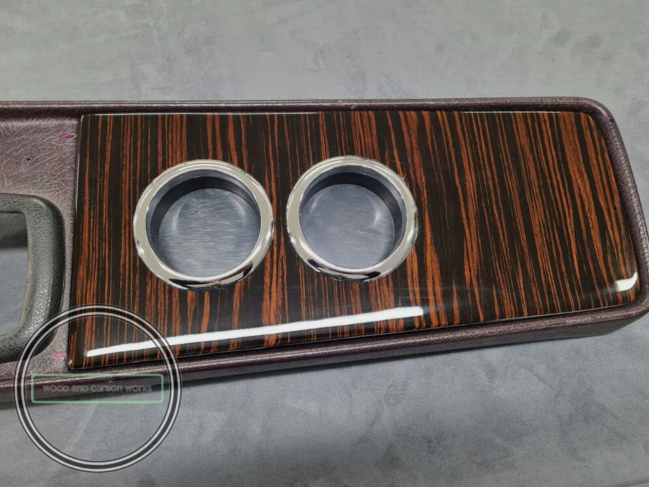 Mercedes w108 Wood cup holder for center tray Ebony Makkasar fits w109 w111 wood