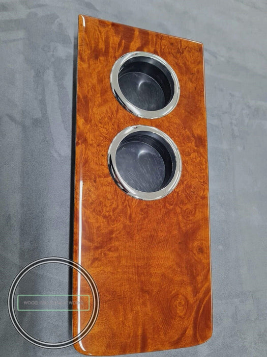 Mercedes w108 Wood cup holder for center tray light burlwood fits w109 w111 wood