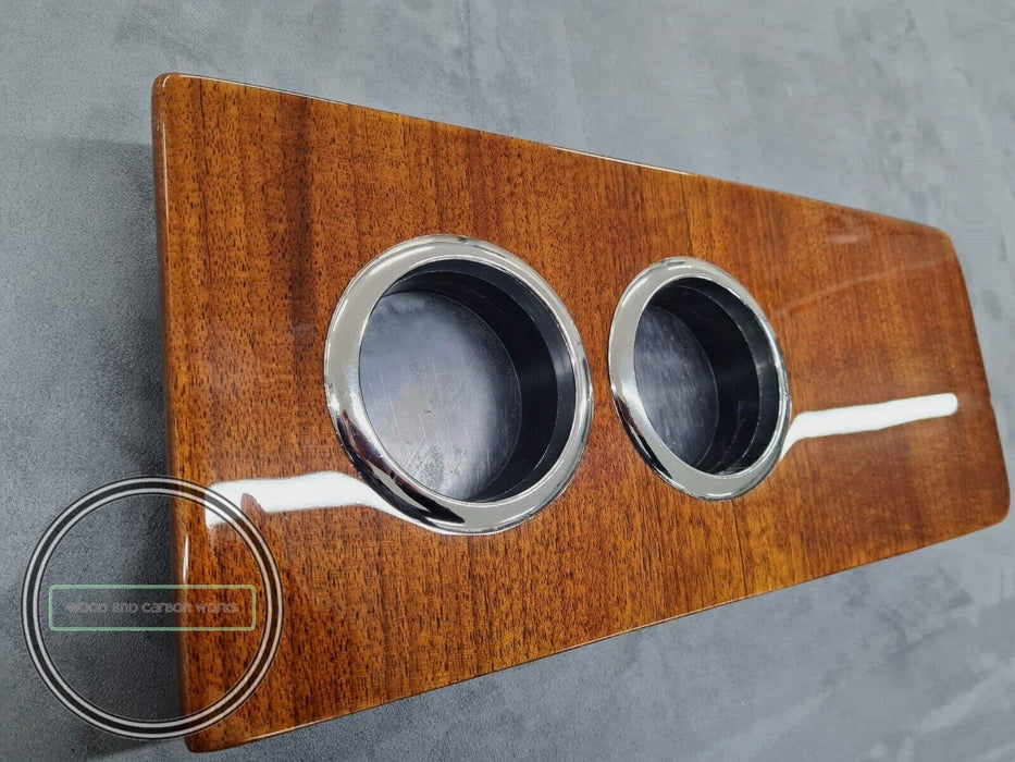 Mercedes w108 Wood cup holder for center tray Plainwood fits w109 w111 wood