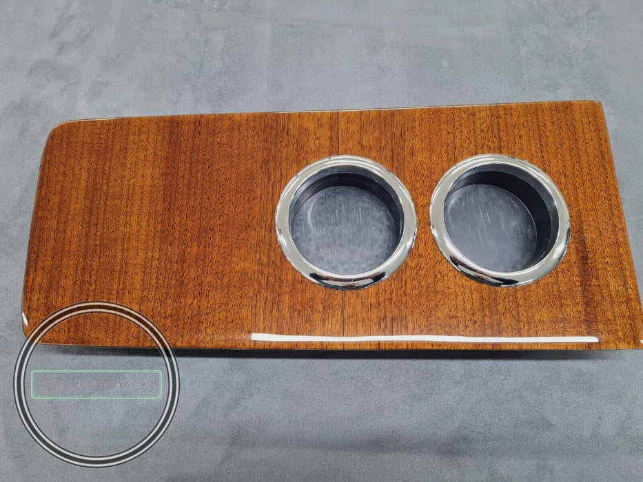 Mercedes w108 Wood cup holder for center tray Plainwood fits w109 w111 wood