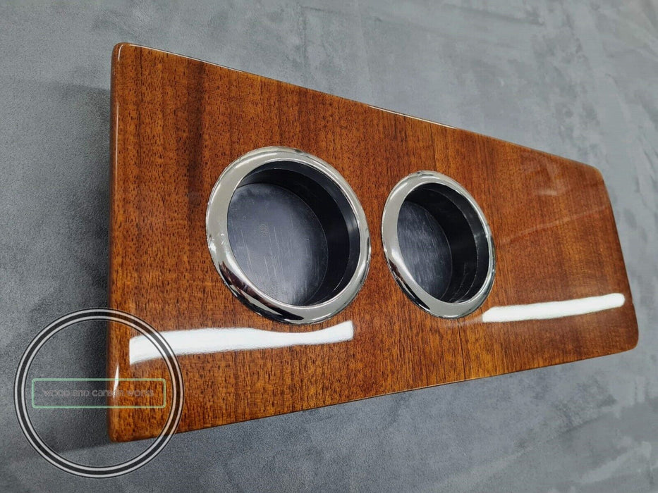 Mercedes w108 Wood cup holder for center tray Plainwood fits w109 w111 wood