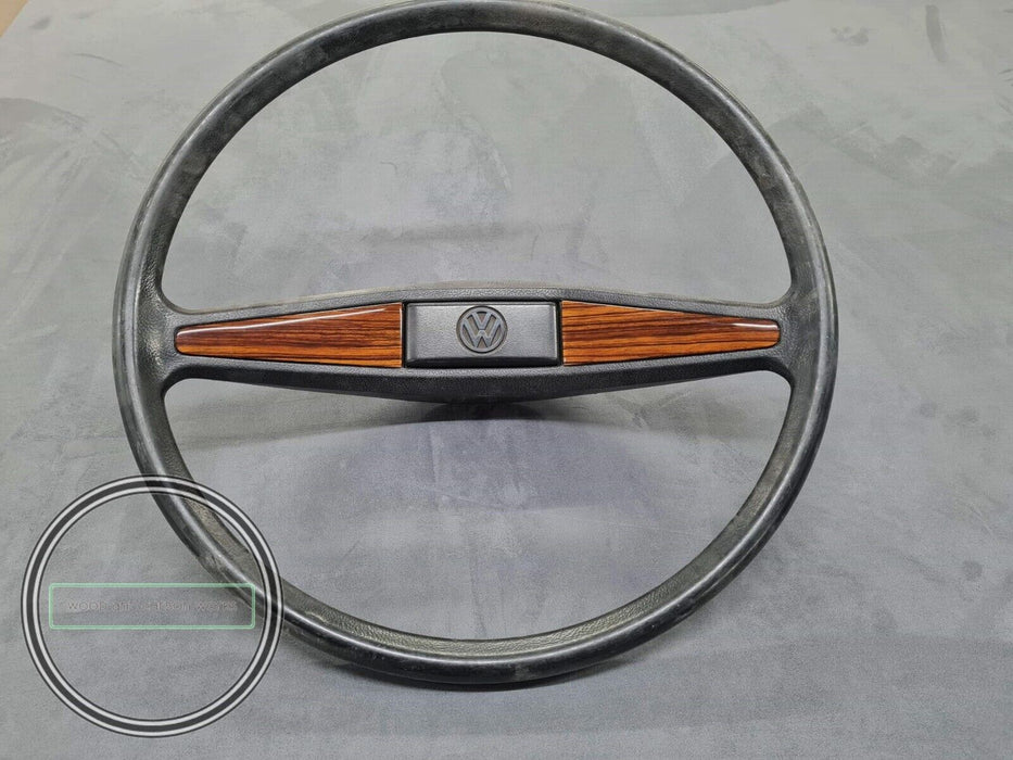 VW T3 MULTIVAN CARAVELLE TRANSPORTER STEERING WHEEL wood cover Zebrano