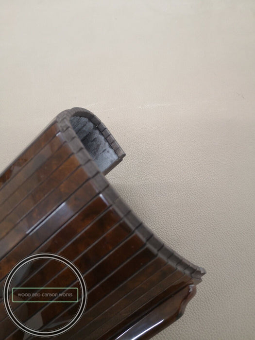 Mercedes Benz R129 Wood Blind SL center console accordion Burlwood 97-01