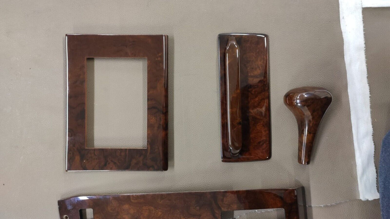 Mercedes w107 slc wood trim set Burled Walnut Dashboard Trim Set