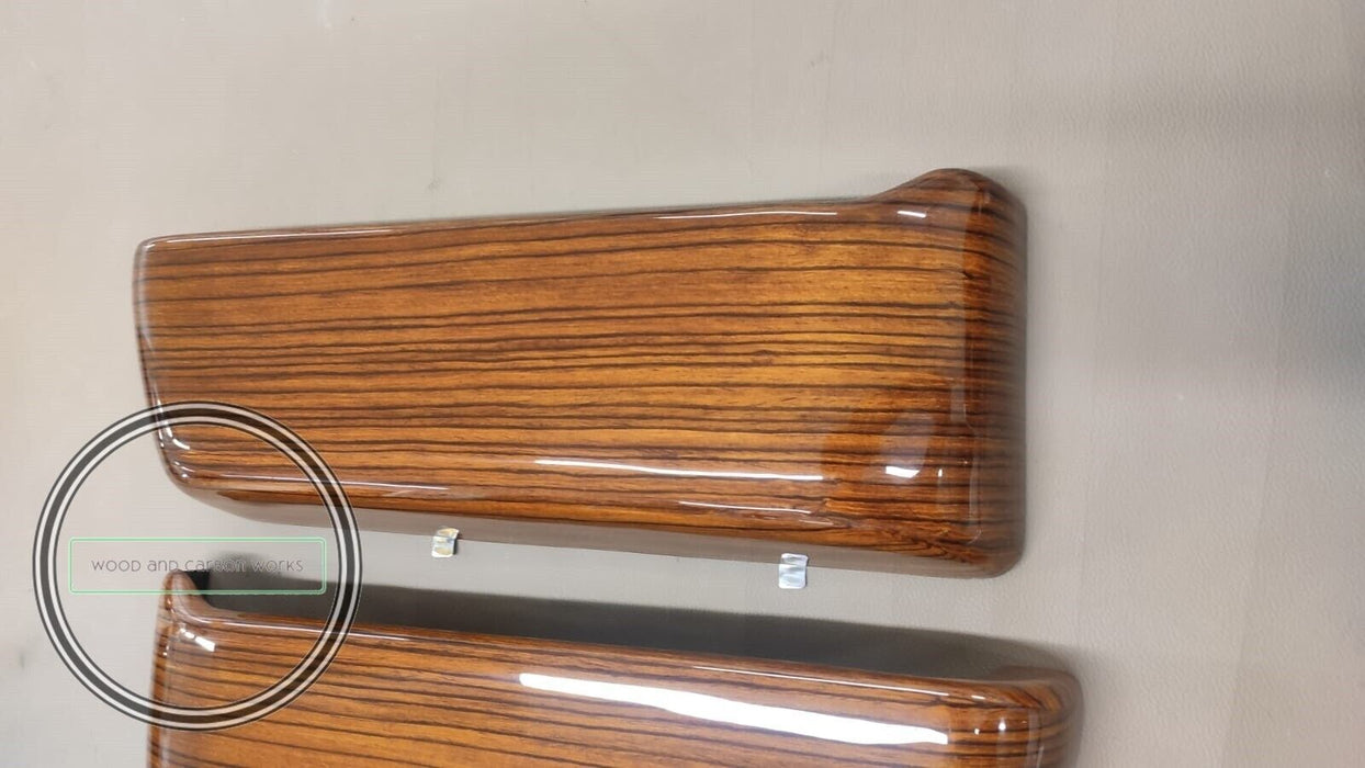 2 Stück Mercedes R107 SL Türtasche Holz W107 HOLZ ZEBRANO