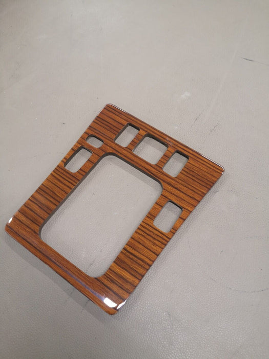 Mercedes W201 Holzverkleidung Mittelkonsole Schaltblende Zebrano Stick...