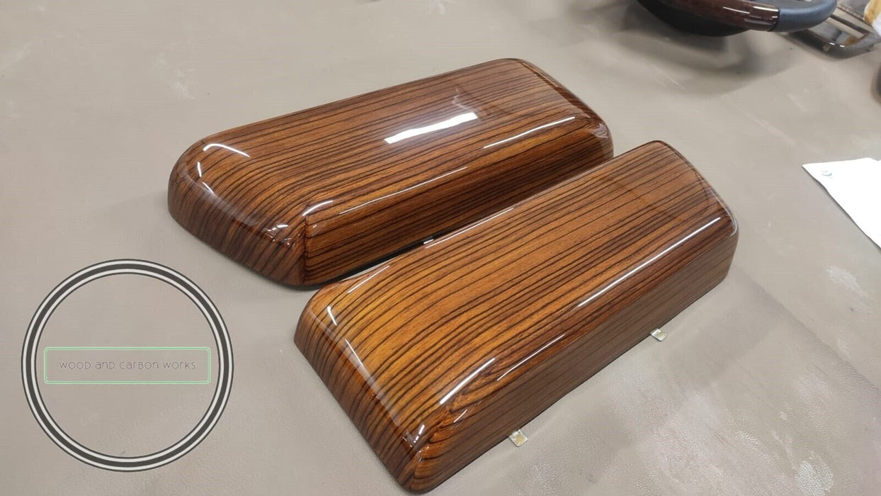 2 Stück Mercedes R107 SL Türtasche Holz W107 HOLZ ZEBRANO