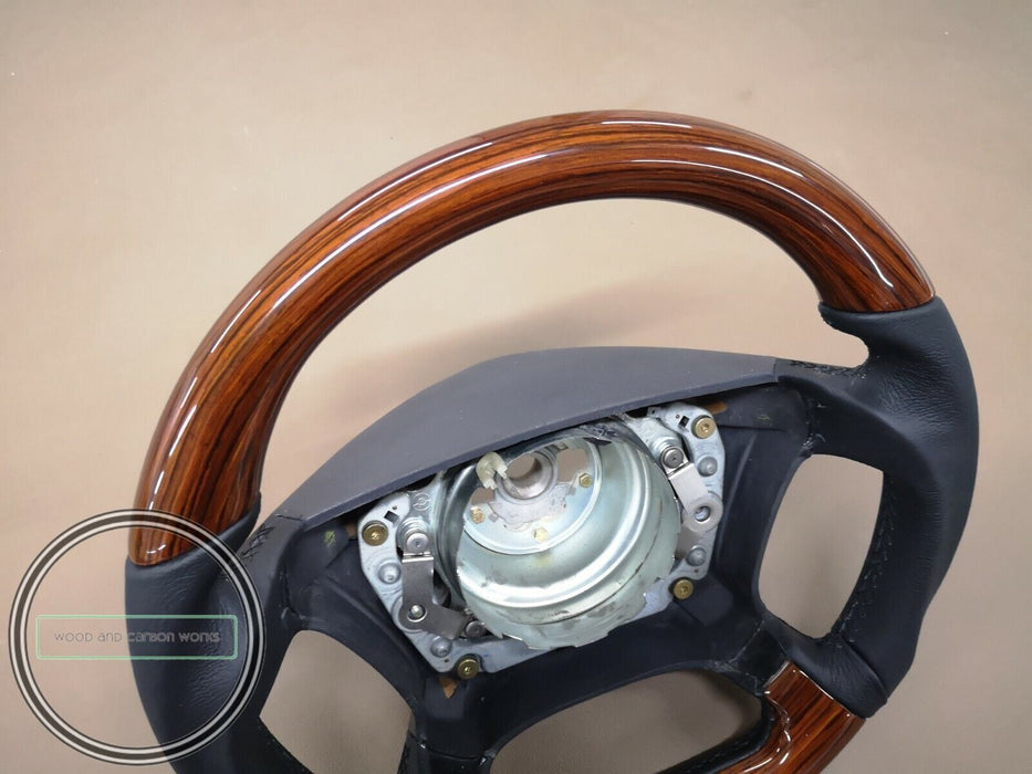 Mercedes W124 W210 W140 Holzlenkrad AMG Optik Zebrano