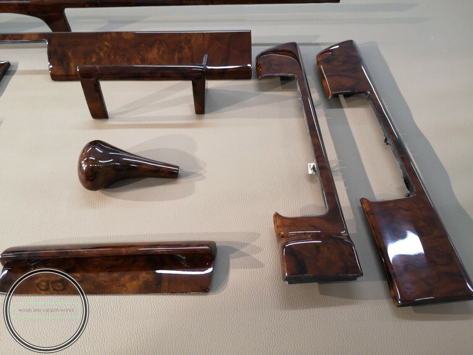 Mercedes W126 Holzleistenset Burlwood Burled Walnut