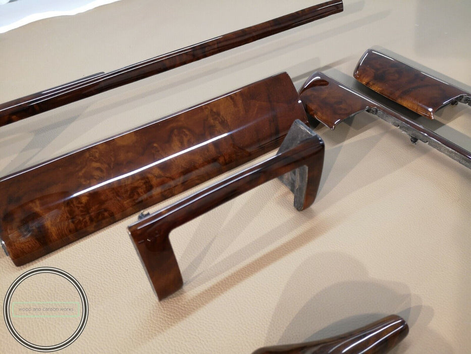 Mercedes W126 Holzleistenset Burlwood Burled Walnut