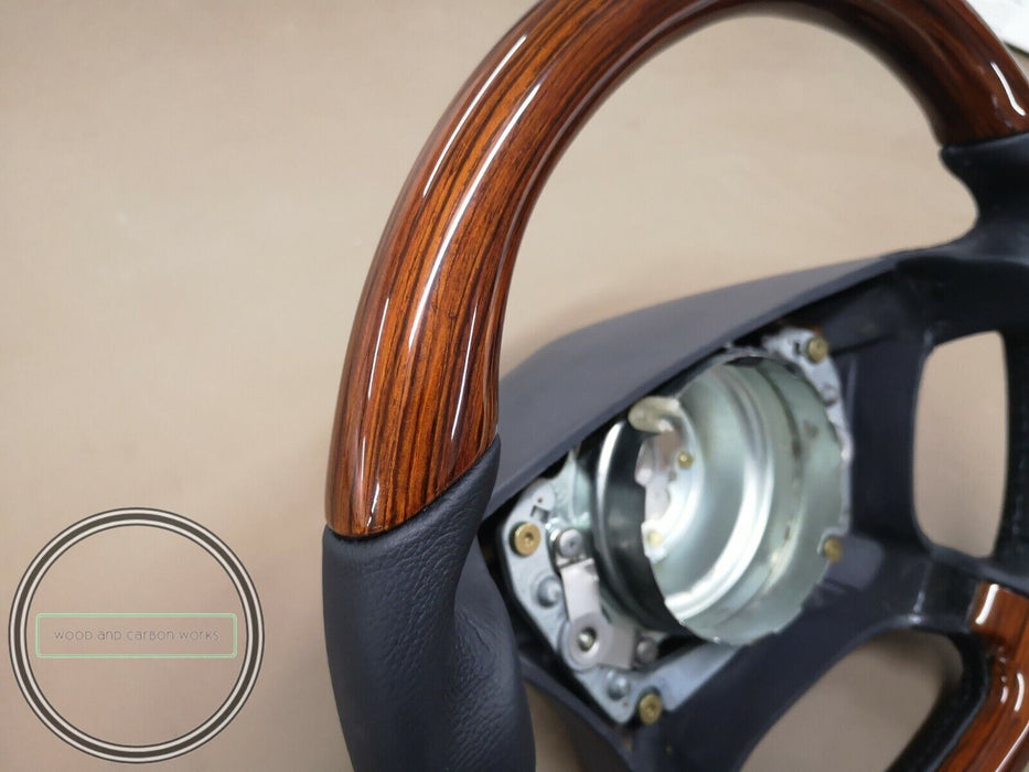 Mercedes W124 W210 W140 Holzlenkrad AMG Optik Zebrano