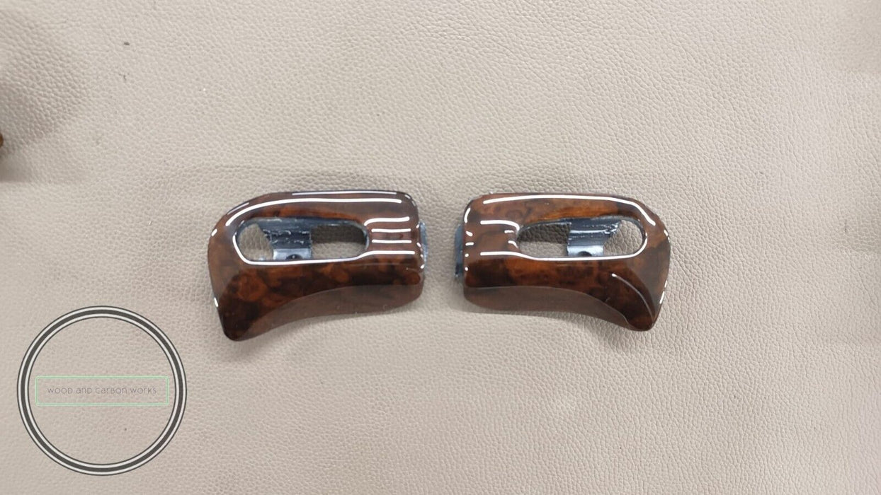 Mercedes R129 Sonnenblende Zierkappen HOLZ SL320 SL500 SL600 300SL 500SL...
