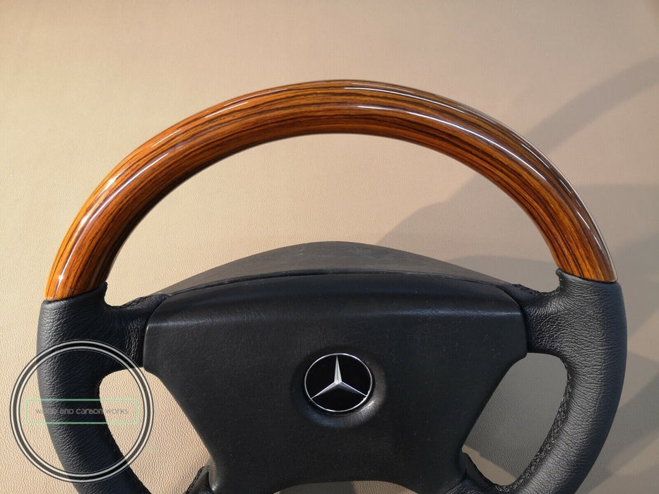 Mercedes R107 W201 W123 W124 Lenkrad Holz Zebrano