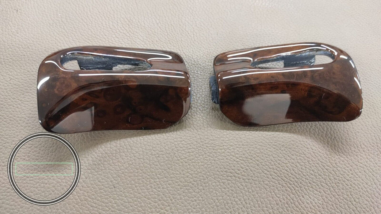 Mercedes R129 Sonnenblende Zierkappen HOLZ SL320 SL500 SL600 300SL 500SL...