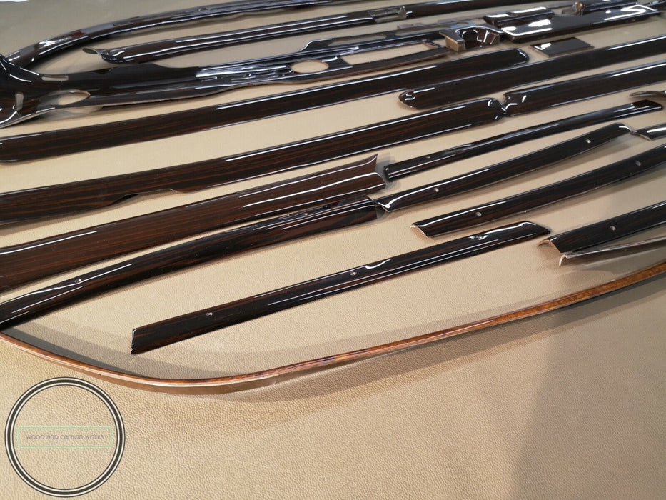Mercedes w108 Holzverkleidungsset INNEN 24-teilig DASH WOOD SET TRIM FULL...