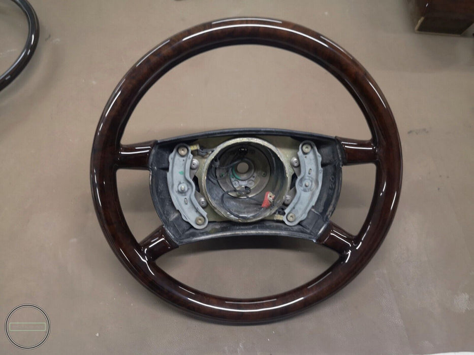 Mercedes R107 W126 C126 Holzlenkrad Wurzelholz Nussbaum VOLLHOLZ