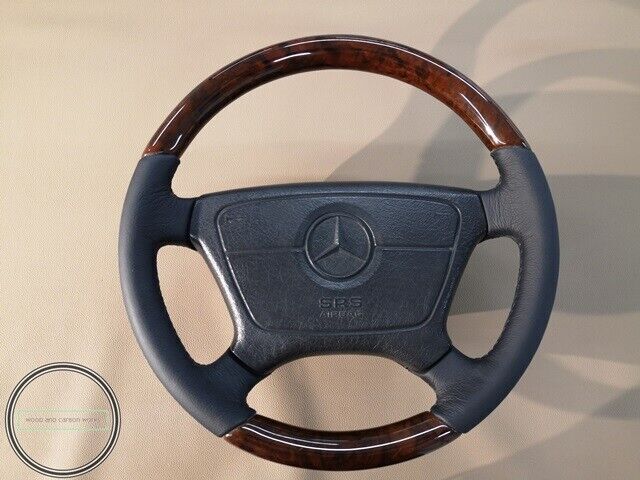 Mercedes Lenkrad R129 W124 W140 W202 W208 W210 W462 G-Klasse Holz Wurzelholz