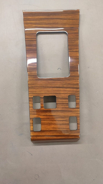 Mercedes W124 Wood Shift Zebrano Trim w124 Shift Trim Center Wood