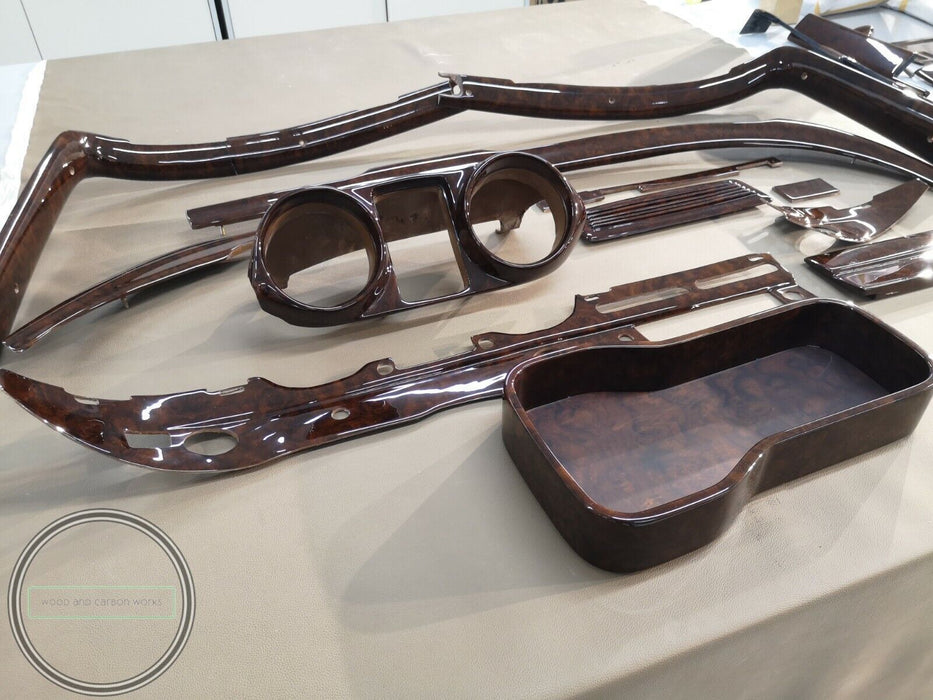 Mercedes W111 Coupe Holzzierleisten W112 Holzset Nussbaum Maser 280se 300se...