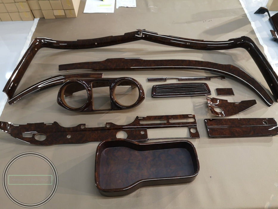 Mercedes W111 Coupe Wood Trim W112 Wood Set Walnut Burl 280se 300se Dashboard