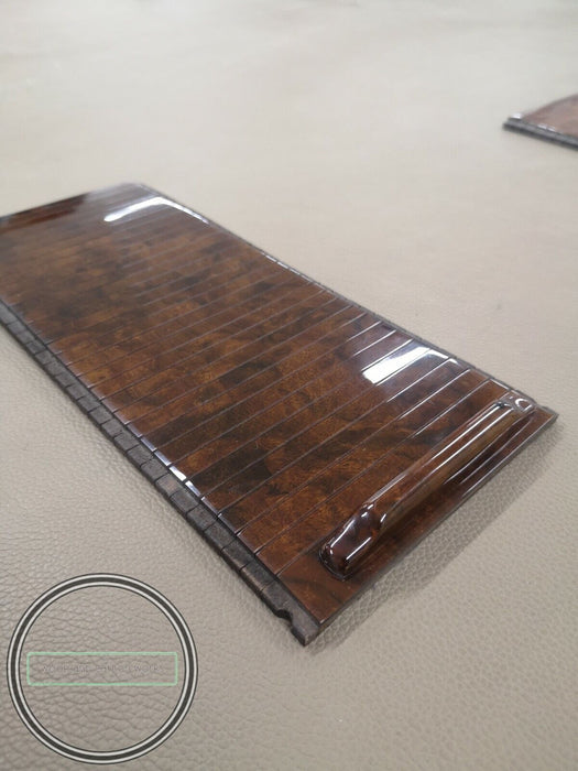 Mercedes Benz SL R129 Wood Blind center console accordion Walnut Burlwood 97-01