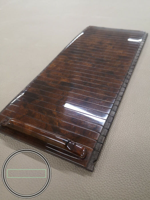 Mercedes Benz SL R129 Wood Blind center console accordion Walnut Burlwood 97-01