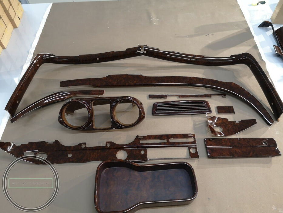 Mercedes W111 Coupe Wood Trim W112 Wood Set Walnut Burl 280se 300se Dashboard