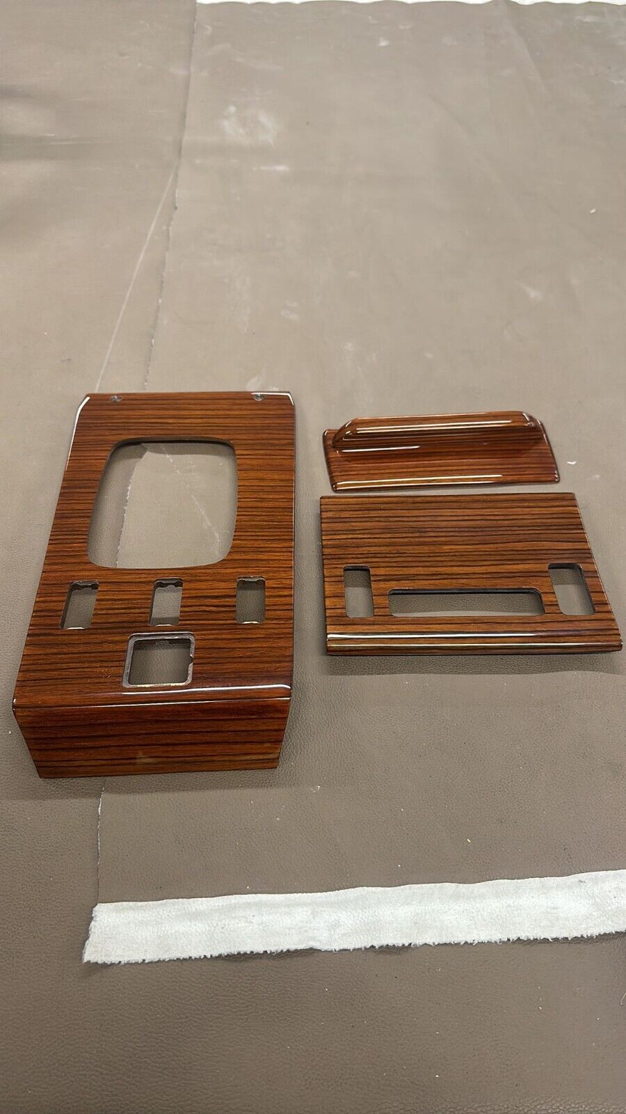 Mercedes R107 Wood Trim Set 380SL Zebrano R107 — WoodandCarbonWorks