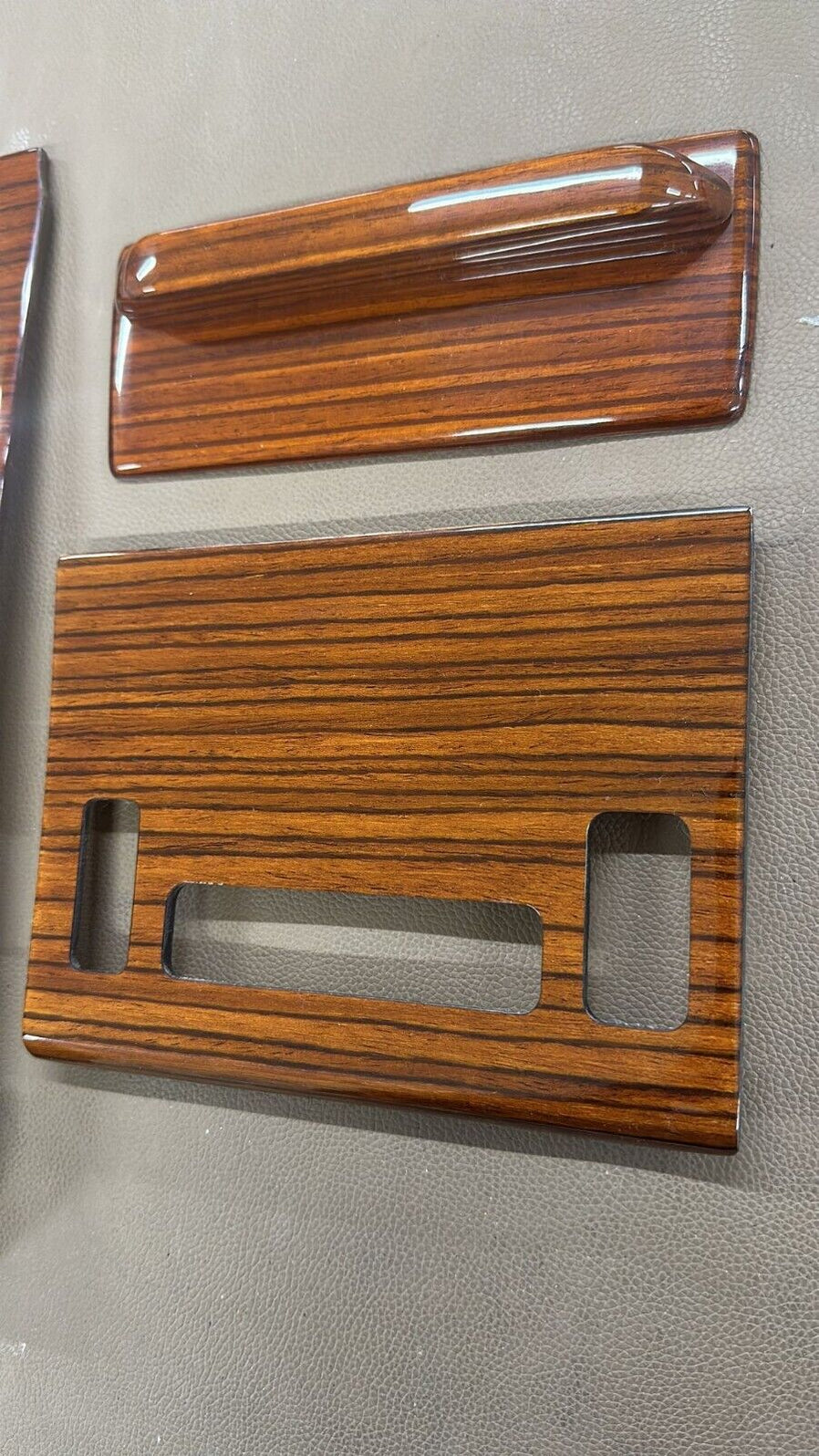 Mercedes R107 Wood Trim Set 380SL Zebrano R107 — WoodandCarbonWorks