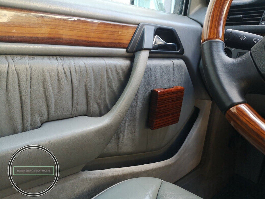 2 Pieces MERCEDES BENZ w123 w124 r107 w126 WOOD FOLDING DRINK CUPHOLDER Zebrano