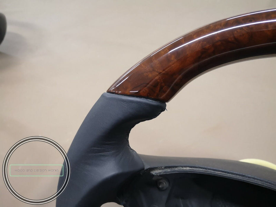 Mercedes Benz Wood Steering Wheel for W203 Mercedes Benz AMG Look Burlwood