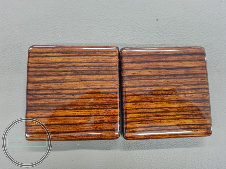 2 Pieces MERCEDES BENZ w123 w124 r107 w126 WOOD FOLDING DRINK CUPHOLDER Zebrano
