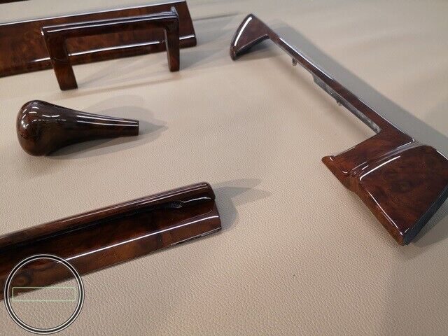 RHD Mercedes W126 SEC Burlwood Wood Trim Set