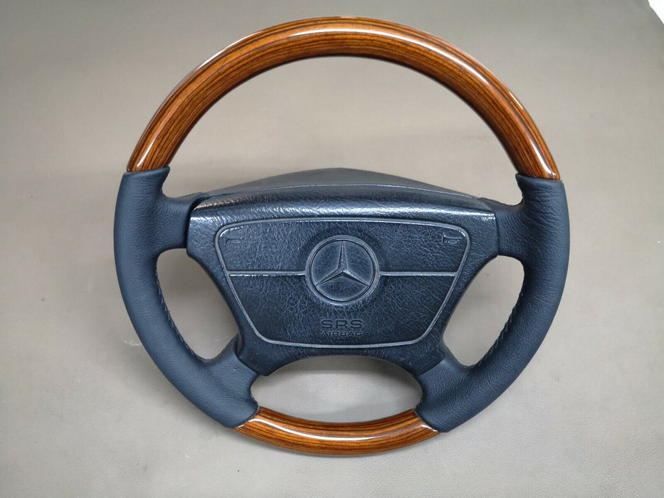 Mercedes Zebrano Wood Steering Wheel R129 W124 W140 W202 W208 W210